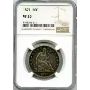 Half Dollars---Liberty Seated 1839-1891 -Silver- 0.5 Dollar (3)