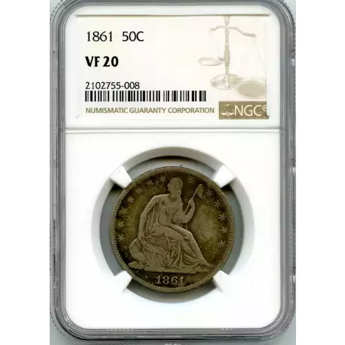 Half Dollars---Liberty Seated 1839-1891 -Silver- 0.5 Dollar (3)