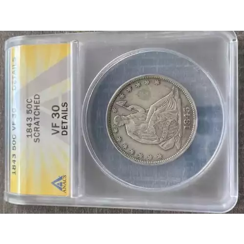 Half Dollars---Liberty Seated 1839-1891 -Silver- 0.5 Dollar (3)