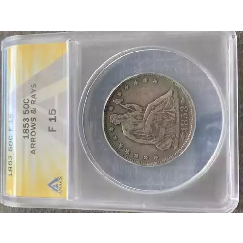 Half Dollars---Liberty Seated 1839-1891 -Silver- 0.5 Dollar (3)