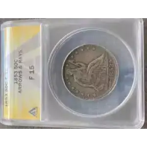 Half Dollars---Liberty Seated 1839-1891 -Silver- 0.5 Dollar (3)