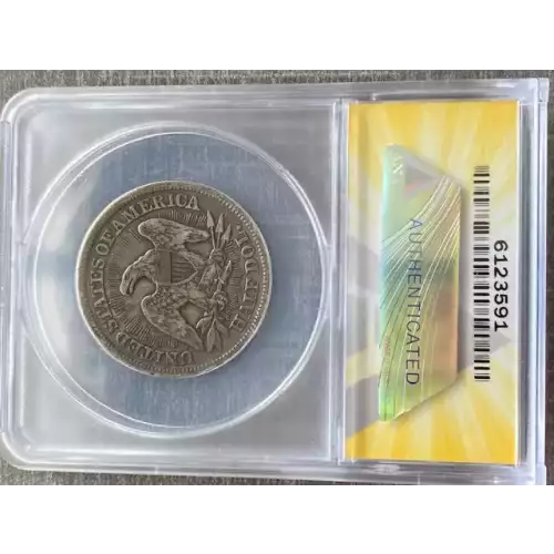 Half Dollars---Liberty Seated 1839-1891 -Silver- 0.5 Dollar (3)