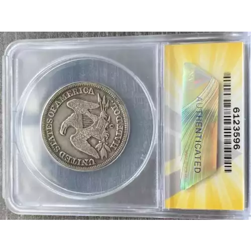 Half Dollars---Liberty Seated 1839-1891 -Silver- 0.5 Dollar (3)