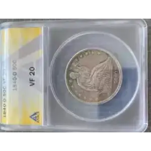 Half Dollars---Liberty Seated 1839-1891 -Silver- 0.5 Dollar (3)