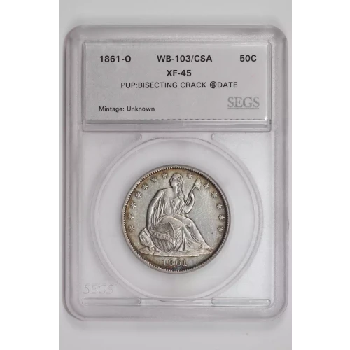 Half Dollars---Liberty Seated 1839-1891 -Silver- 0.5 Dollar