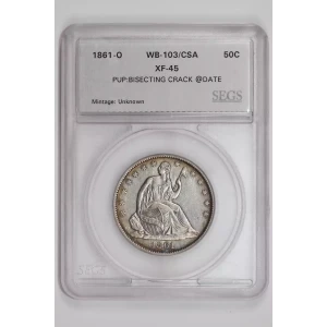 Half Dollars---Liberty Seated 1839-1891 -Silver- 0.5 Dollar