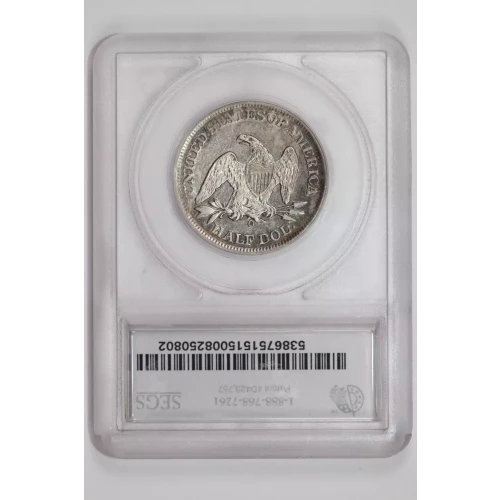 Half Dollars---Liberty Seated 1839-1891 -Silver- 0.5 Dollar (2)