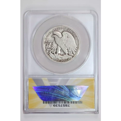 Half Dollars---Liberty Walking 1916-1947 -Silver- 0.5 Dollar (2)