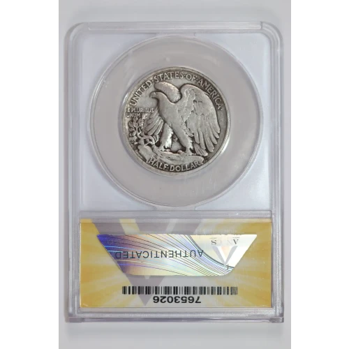 Half Dollars---Liberty Walking 1916-1947 -Silver- 0.5 Dollar (2)