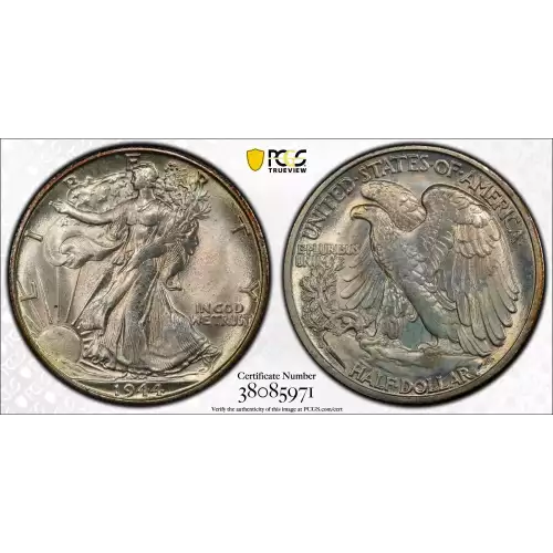 Half Dollars---Liberty Walking 1916-1947 -Silver- 0.5 Dollar (3)