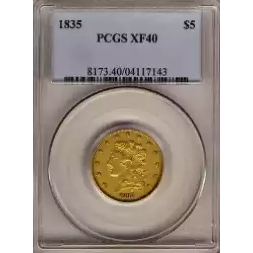 Half Eagles---Classic Head, 1834-1838 -Gold- 5 Dollar (3)