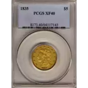 Half Eagles---Classic Head, 1834-1838 -Gold- 5 Dollar (3)