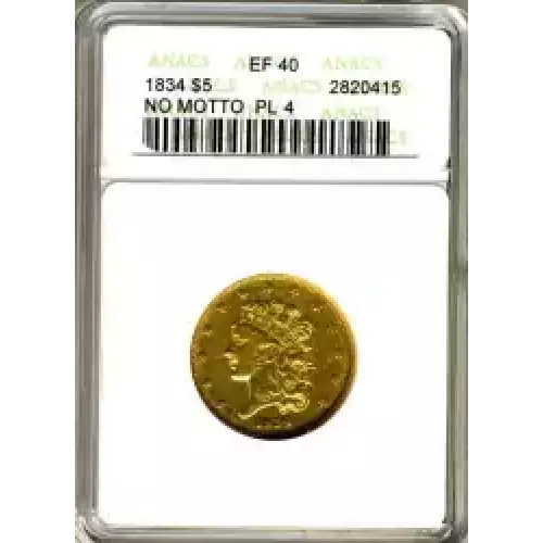 Half Eagles---Classic Head, 1834-1838 -Gold- 5 Dollar (3)