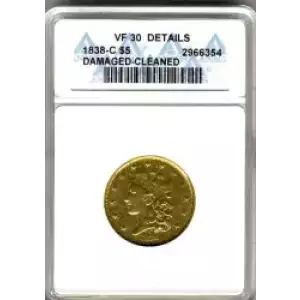 Half Eagles---Classic Head, 1834-1838 -Gold- 5 Dollar (3)