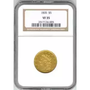 Half Eagles---Classic Head, 1834-1838 -Gold- 5 Dollar (3)
