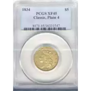 Half Eagles---Classic Head, 1834-1838 -Gold- 5 Dollar (3)