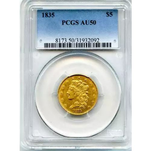 Half Eagles---Classic Head, 1834-1838 -Gold- 5 Dollar (3)