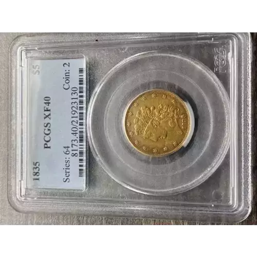 Half Eagles---Classic Head, 1834-1838 -Gold- 5 Dollar (3)