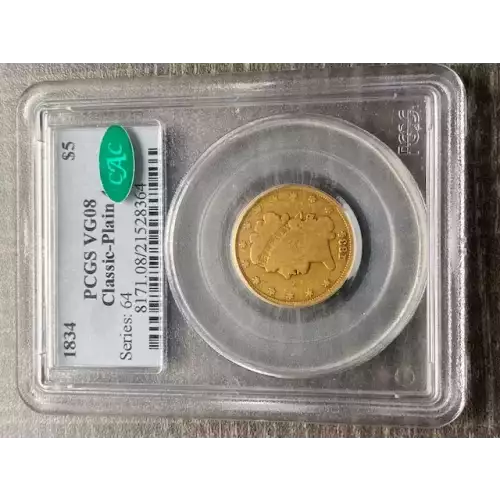 Half Eagles---Classic Head, 1834-1838 -Gold- 5 Dollar (3)