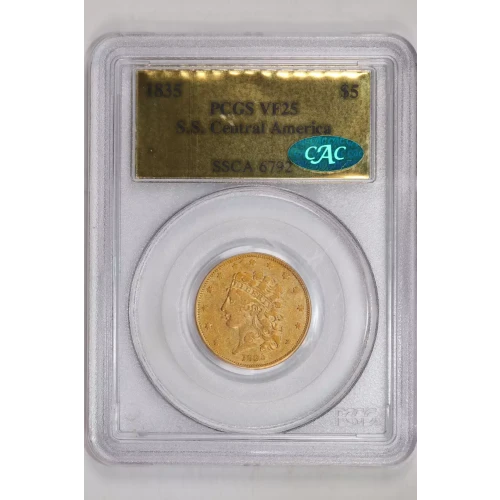 Half Eagles---Classic Head, 1834-1838 -Gold- 5 Dollar