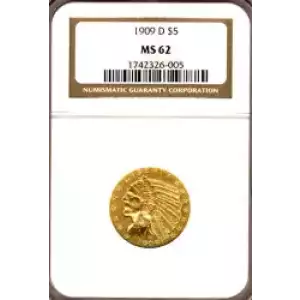 Half Eagles---Indian Head 1908-1929 -Gold- 5 Dollar (3)