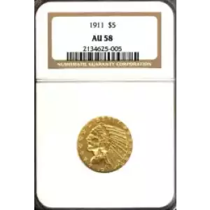 Half Eagles---Indian Head 1908-1929 -Gold- 5 Dollar (3)