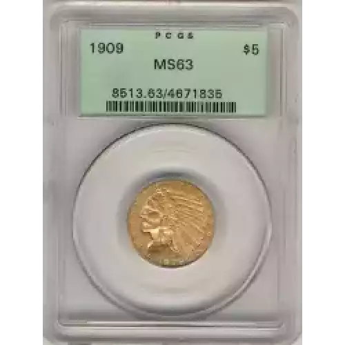 Half Eagles---Indian Head 1908-1929 -Gold- 5 Dollar (3)