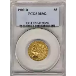 Half Eagles---Indian Head 1908-1929 -Gold- 5 Dollar (3)