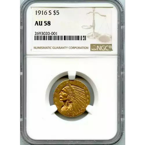 Half Eagles---Indian Head 1908-1929 -Gold- 5 Dollar (3)