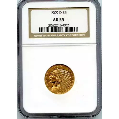 Half Eagles---Indian Head 1908-1929 -Gold- 5 Dollar (3)