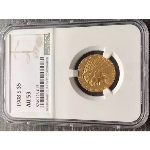 Half Eagles---Indian Head 1908-1929 -Gold- 5 Dollar (3)