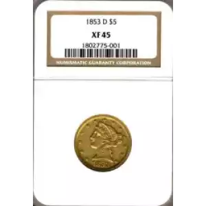 Half Eagles---Liberty Head 1839-1908 -Gold- 5 Dollar (3)