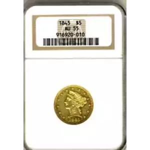 Half Eagles---Liberty Head 1839-1908 -Gold- 5 Dollar (3)