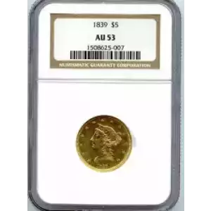 Half Eagles---Liberty Head 1839-1908 -Gold- 5 Dollar (3)