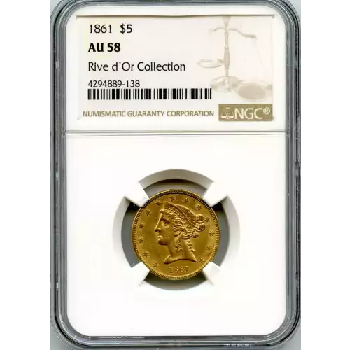 Half Eagles---Liberty Head 1839-1908 -Gold- 5 Dollar (3)