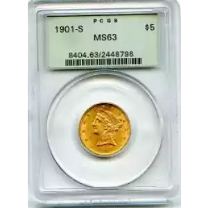 Half Eagles---Liberty Head 1839-1908 -Gold- 5 Dollar (3)