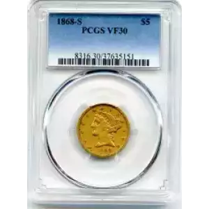 Half Eagles---Liberty Head 1839-1908 -Gold- 5 Dollar (3)