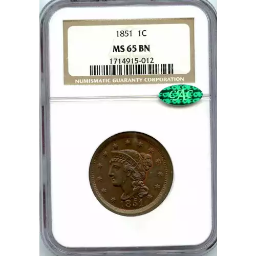 Large Cents - Braided Hair Cent (1839-1857) (3)