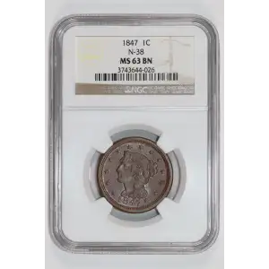 Large Cents - Braided Hair Cent (1839-1857)