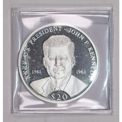 LIBERIA Silver 20 DOLLARS