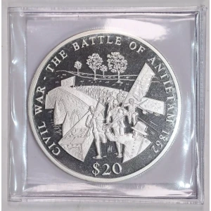 LIBERIA Silver 20 DOLLARS