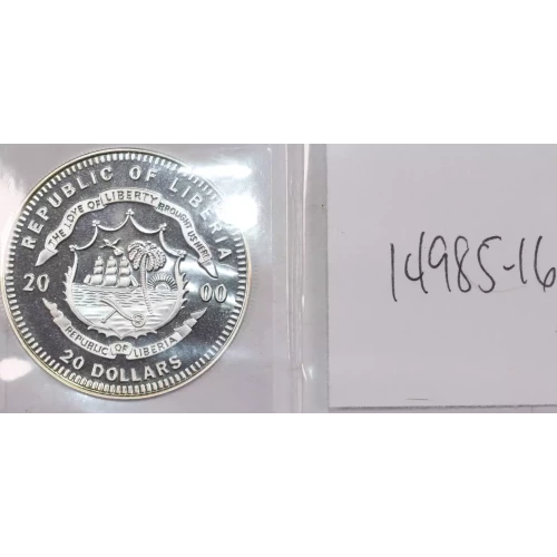 LIBERIA Silver 20 DOLLARS (2)