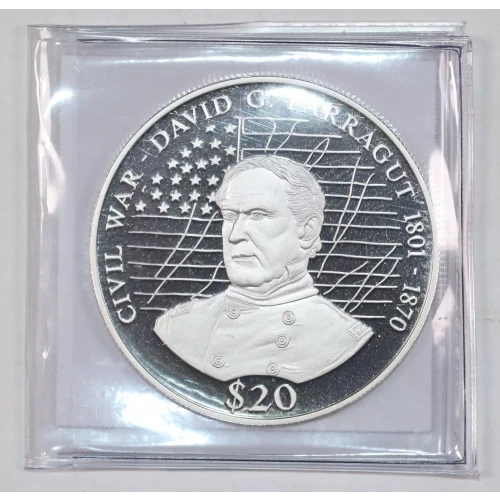 LIBERIA Silver 20 DOLLARS