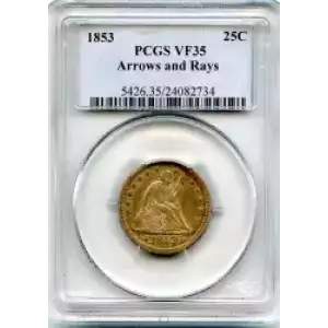 Liberty Seated Quarter Dollar (3)