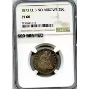 Liberty Seated Quarter Dollar (3)