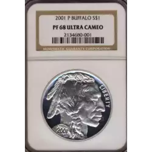 Modern Commemoratives --- American Buffalo Commemorative 2001-Silver- 1 Dollar (3)