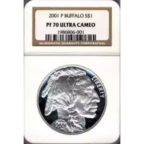 Modern Commemoratives --- American Buffalo Commemorative 2001-Silver- 1 Dollar (3)