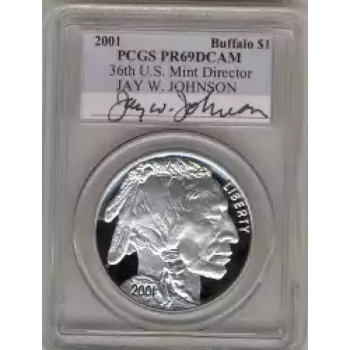 Modern Commemoratives --- American Buffalo Commemorative 2001-Silver- 1 Dollar (3)