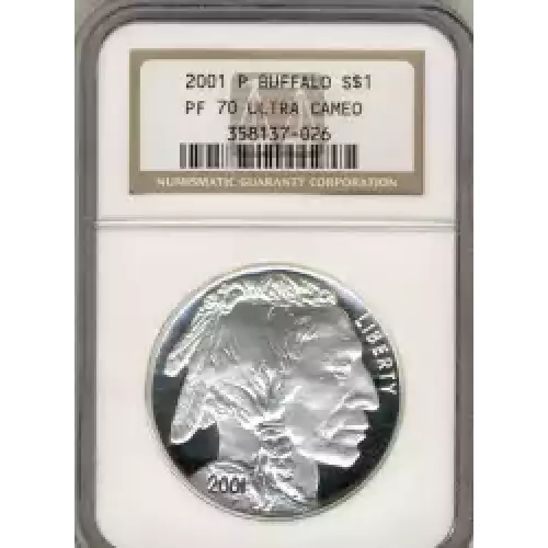 Modern Commemoratives --- American Buffalo Commemorative 2001-Silver- 1 Dollar (3)