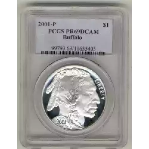 Modern Commemoratives --- American Buffalo Commemorative 2001-Silver- 1 Dollar (3)